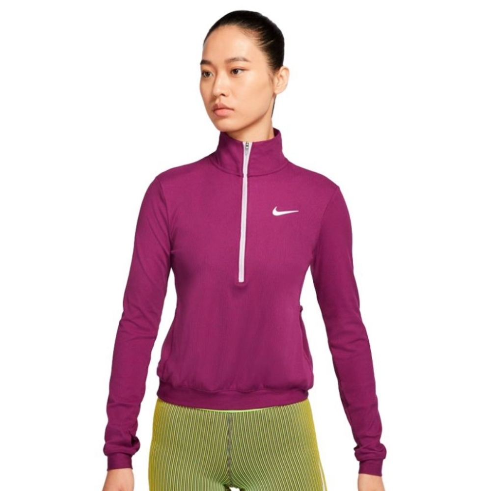 Nike Dri Fit Element Midlayer Long Sleeve T-Shirt Size Small style # DM7365-610